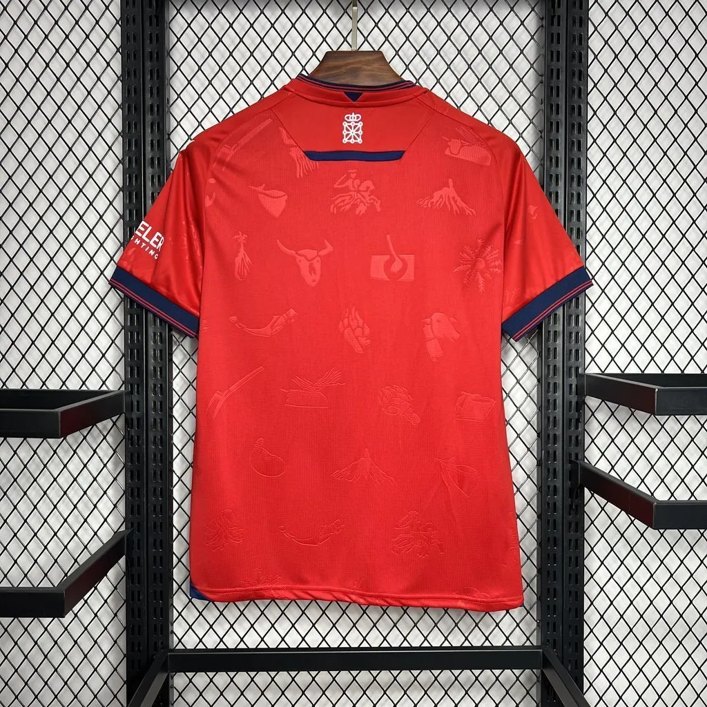 24-25 Osasuna Home Kit Football Apparels Sport AAAAJersey Yupoo 6