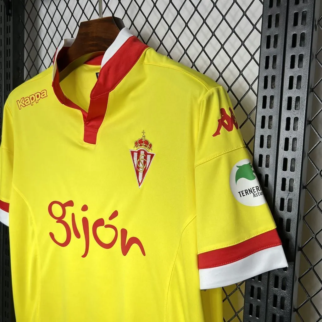 15-16 Sporting De Gijón Away Retro Kit Vintage Shirt Soccer AAAAJersey Yupoo 2