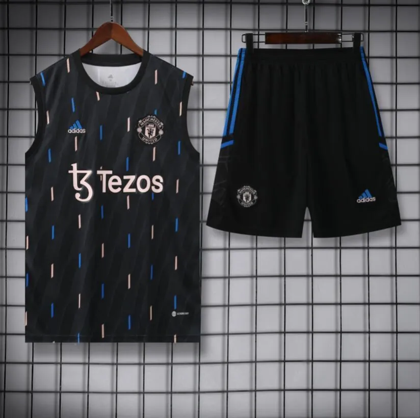 23-24 Manchester United Training Vest Kit S-XXL Soccer Jerseys 3