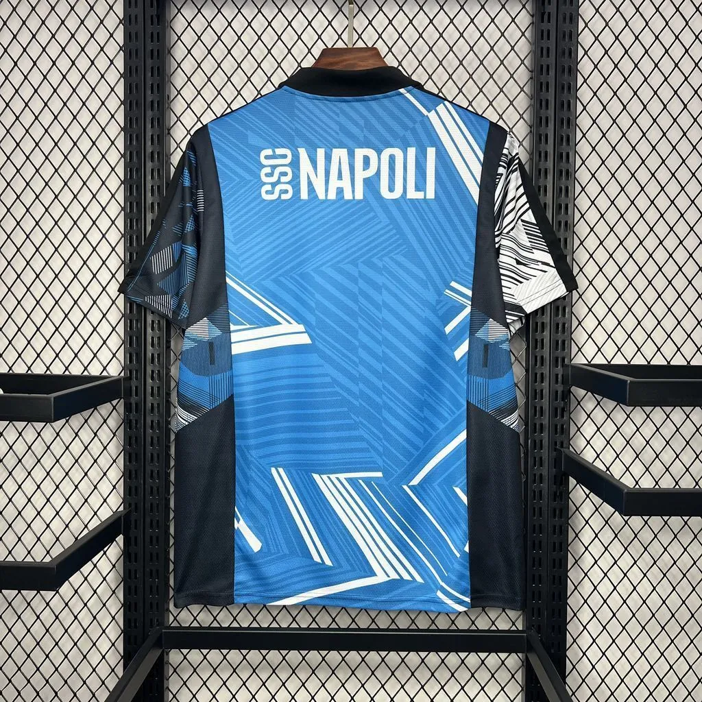 24-25 Napoli Pre-Match Blue Shirt AAAAJersey Supplier Yupoo 2