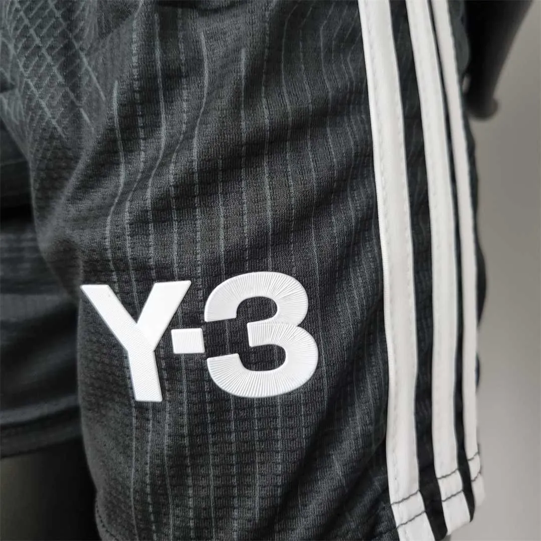 22-23 Real Madrid Y3 black kids kit 5