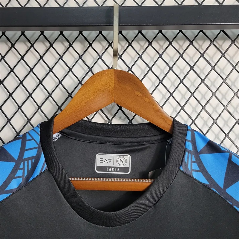 23-24 Napoli Black Training Suit Size S-4XL Soccer Jersey 4