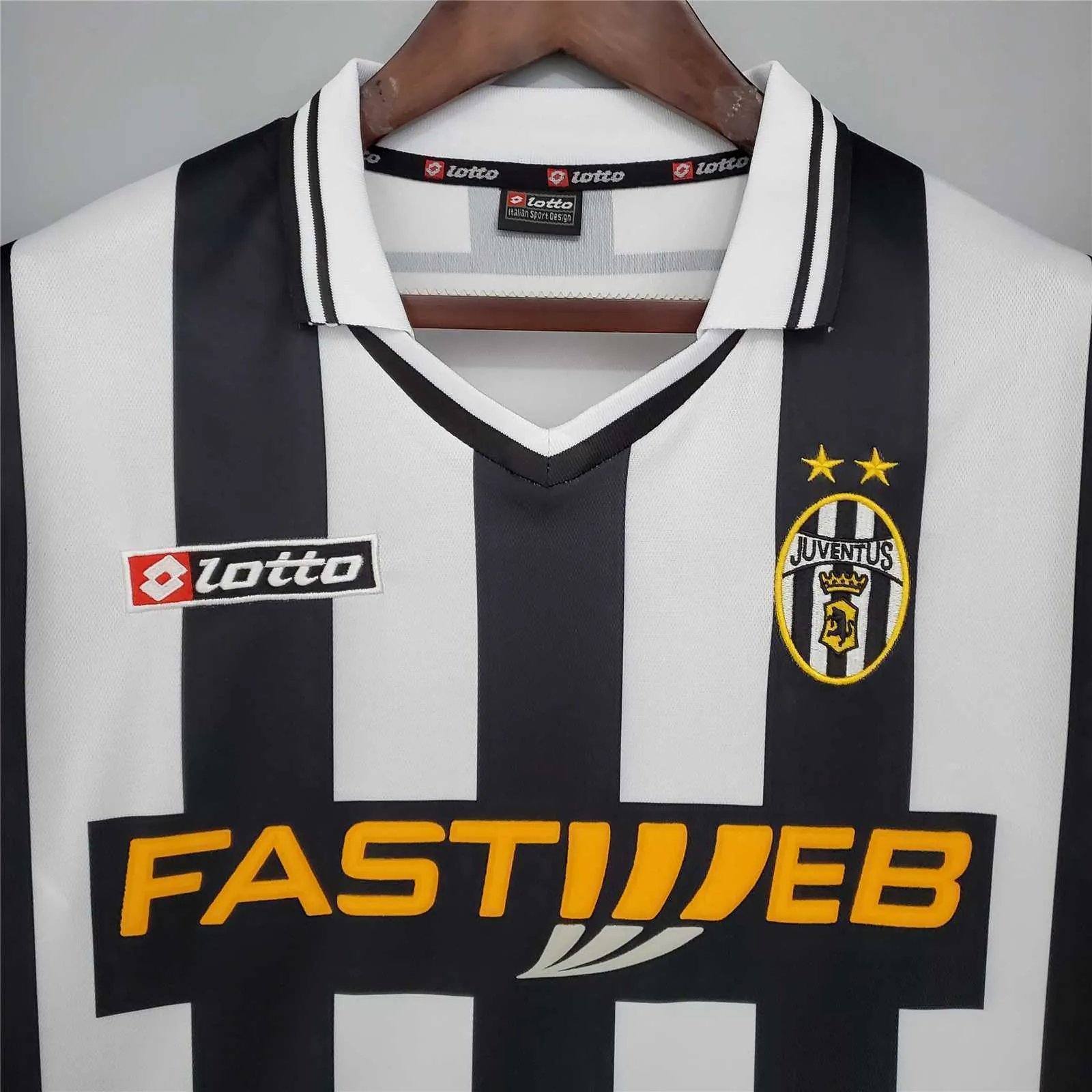 01-02 Juventus home jersey retro football shirt S-2XL 1