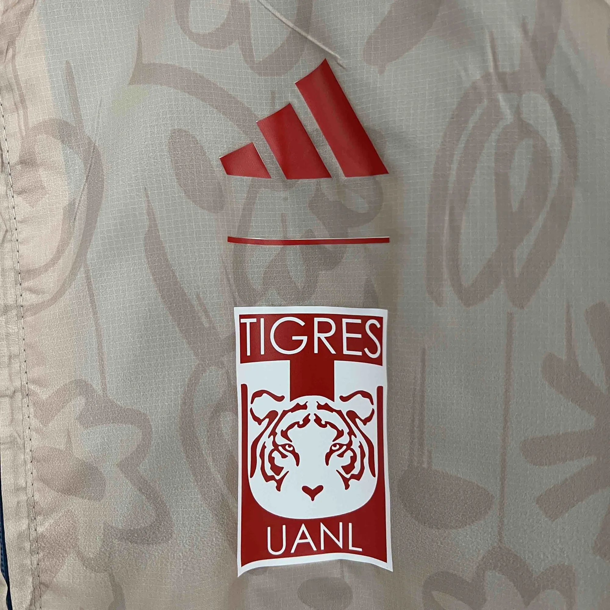 2024 Tigres UANL Beige&Blue Trench Coat Reversible Windbreaker Double-Sides Jacket 6