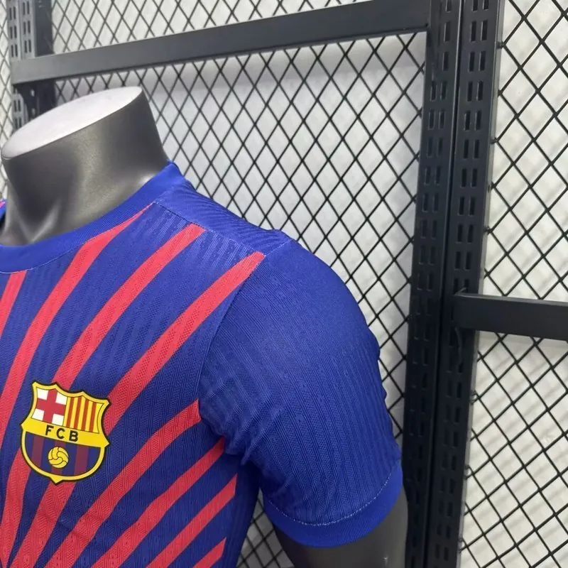 25-26 Barcelona x One Piece Luffy Special Edition Kit Player Version Shirt AAAAJersey Wholesale 1