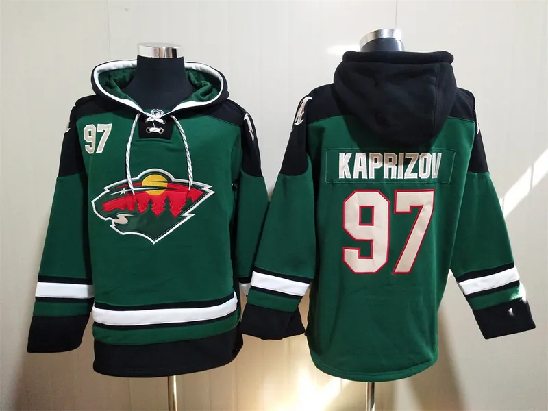 Wild Hoodie Ice Hockey jersey【ID4161449】 M-3XL 明尼苏达荒野队帽衫冰球服 2