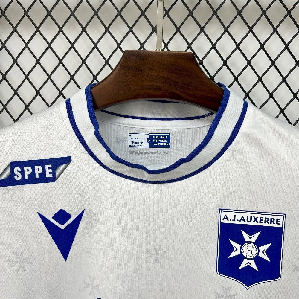 25-26 AJ Auxerre Home Kit Football Shirt AAAAJersey Yupoo 1
