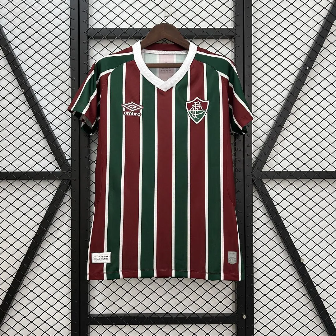 25-26 Fluminense Home Women Shirt Lady Tee AAAAJersey Supply Yupoo 8
