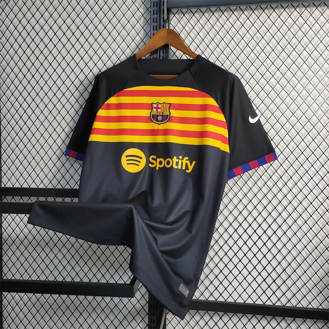 23-24 Barcelona Black Training suit 5