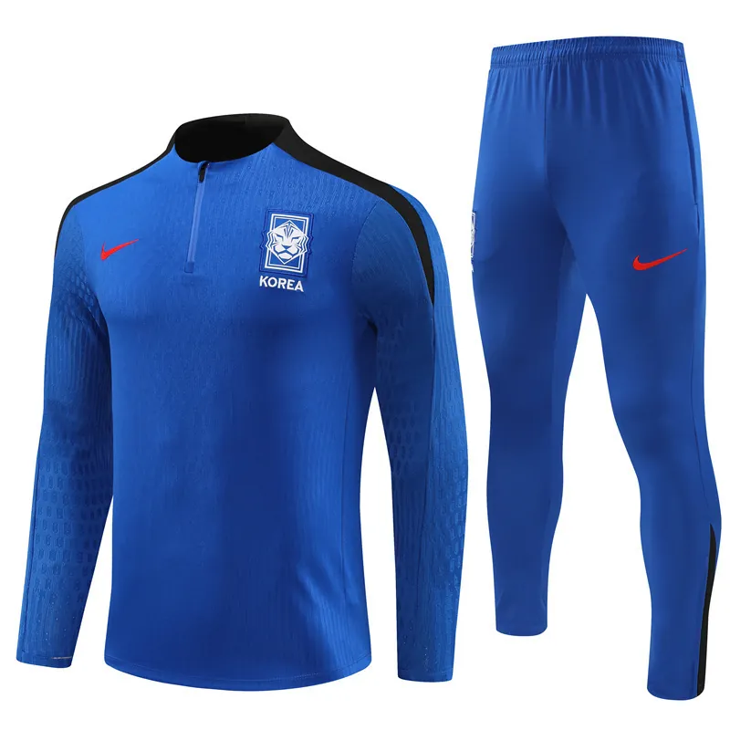 2024 South Korea Long Sleeve Training Suit Football Shirts 4