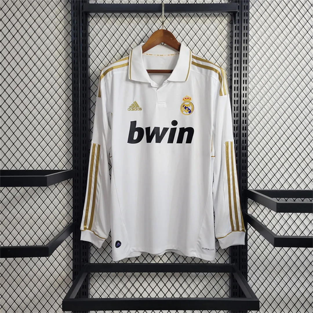11-12 Real Madrid home long sleeve 13