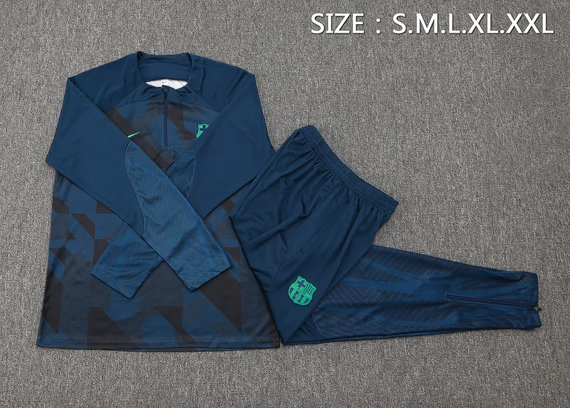 23-24 Barcelona Long Sleeve Training Suit Yupoo 3