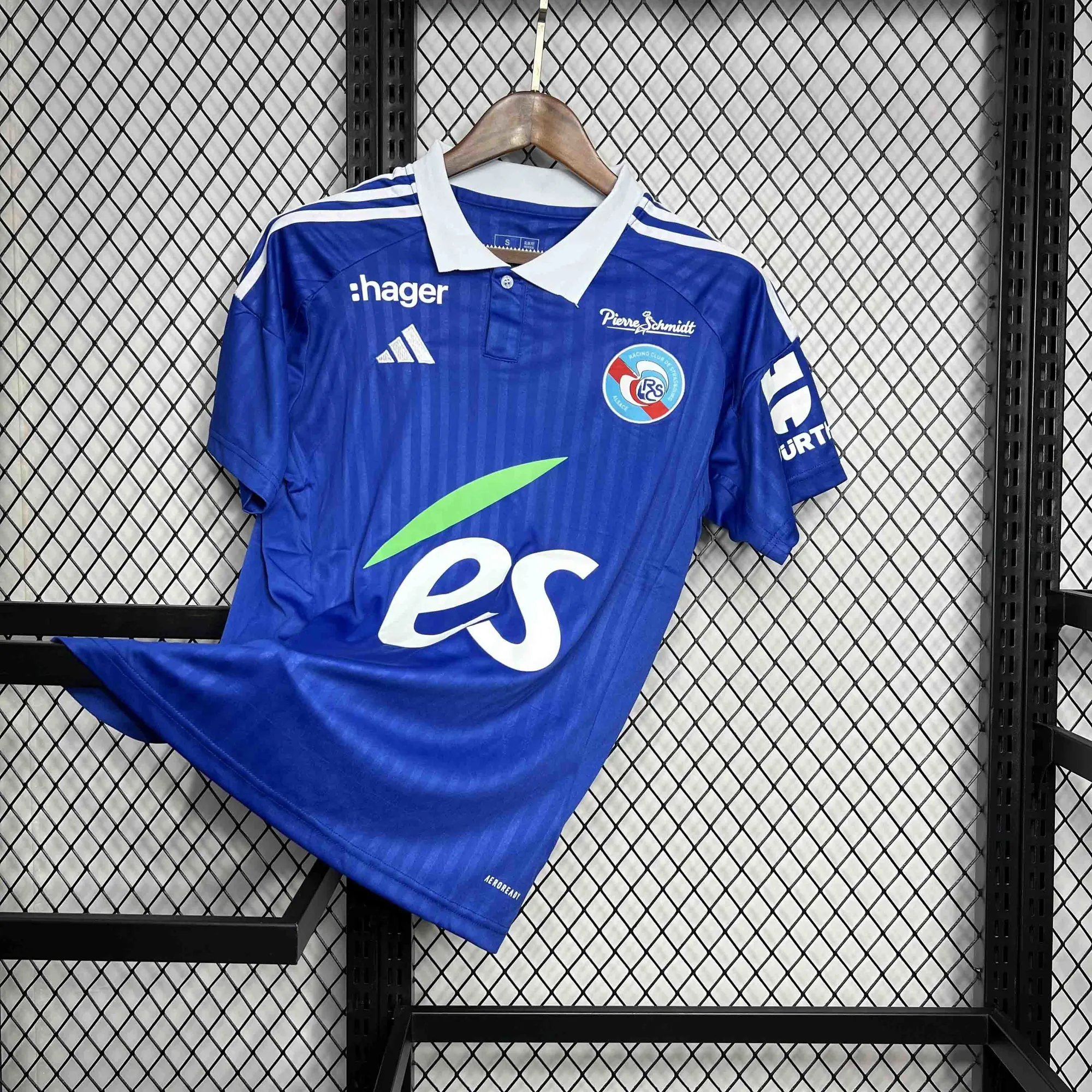 24-25 RC Strasbourg Home Kit Football Uniform AAAAJerseys Dropshipping Yupoo 2