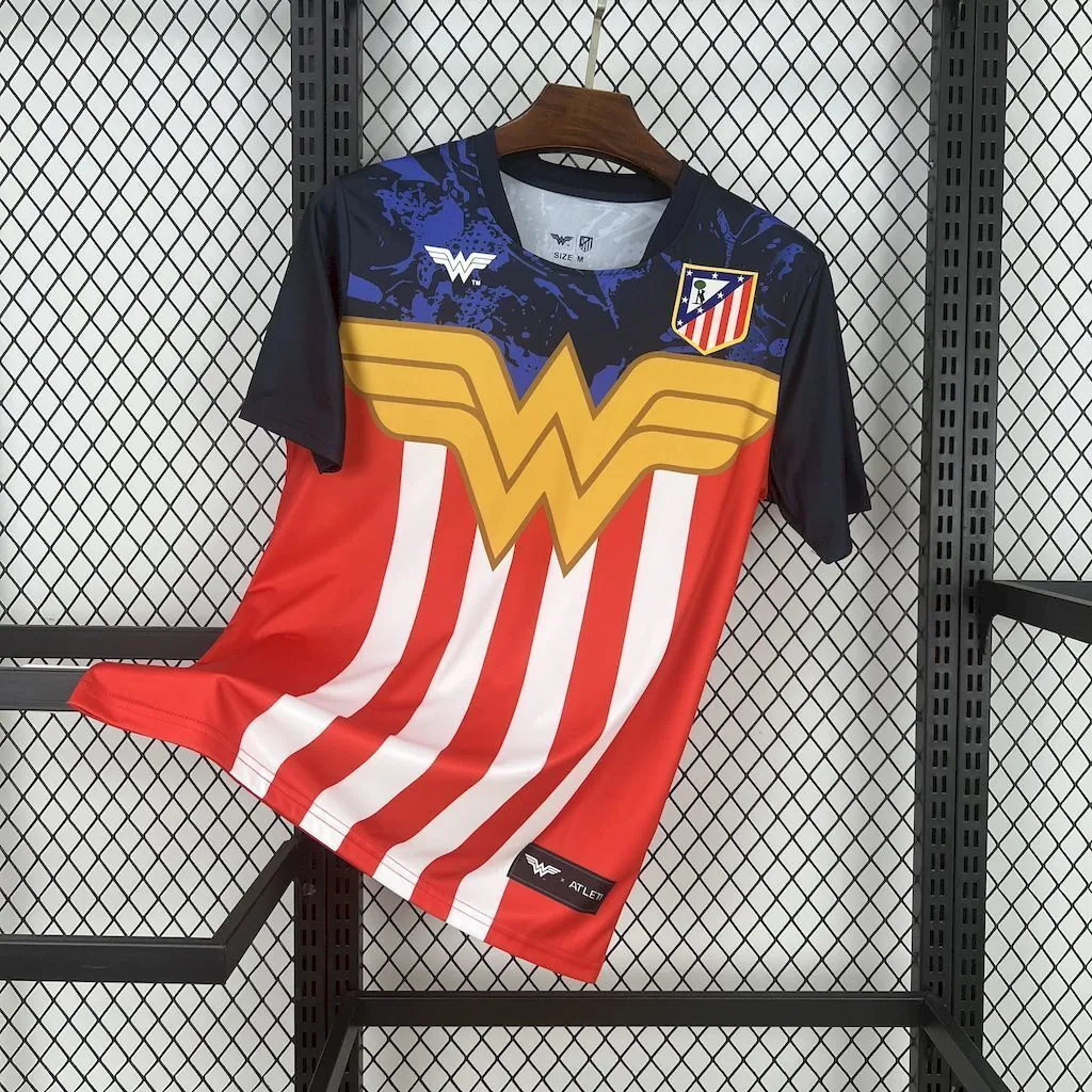 25-26 Atletico Madrid x Wonder Special Edition Shirt Football Uniform AAAAJersey Yupoo 7