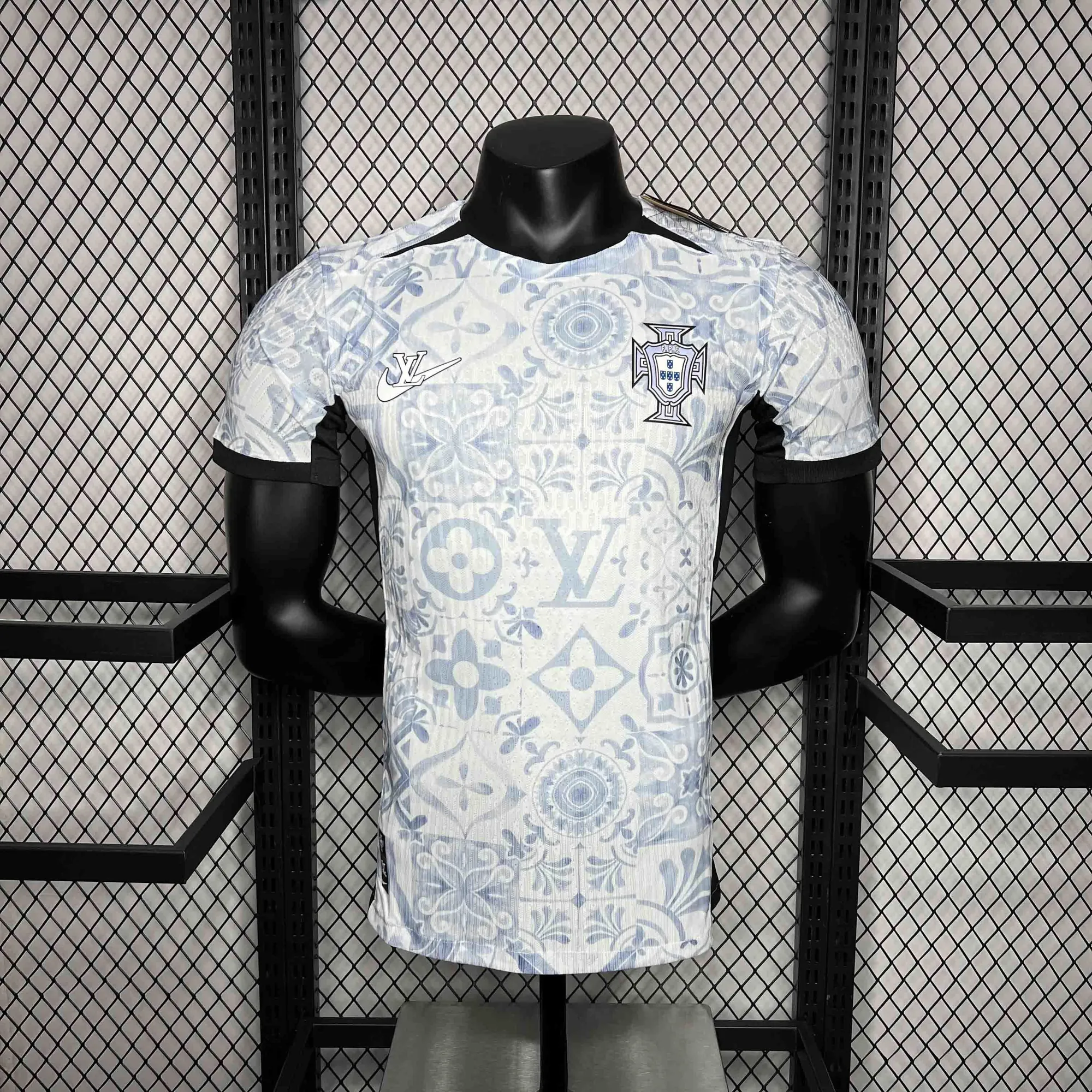 2024 Portugal Co-Branded LV Special Edition Player Version Shirt AAAAJersey Supplier Yupoo 6