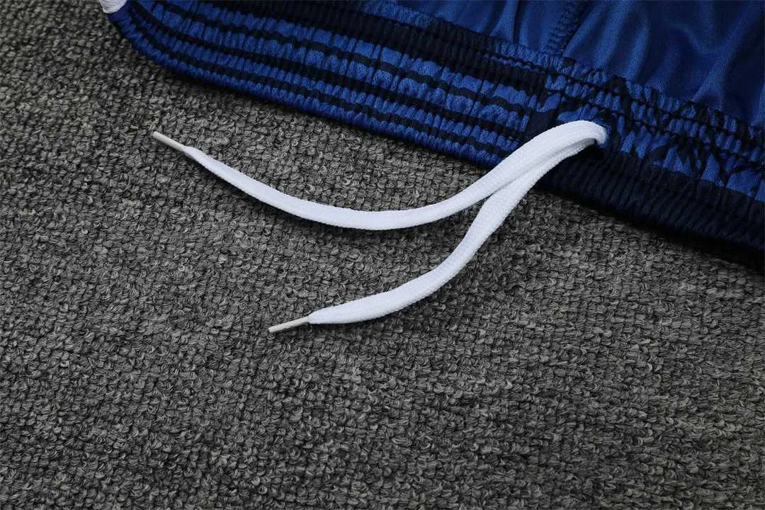 22-23 Marseille training suit short sleeve kit white blue 17