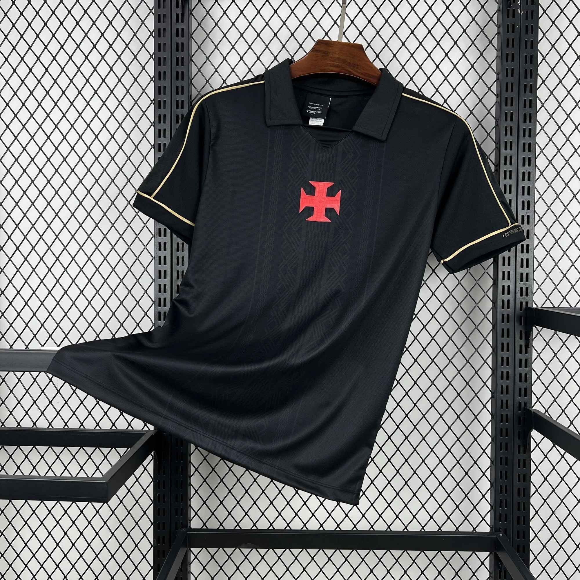 25-26 Vasco Da Gama Negritude T-Shirt Football Apparels Soccer AAAAJersey Yupoo 7