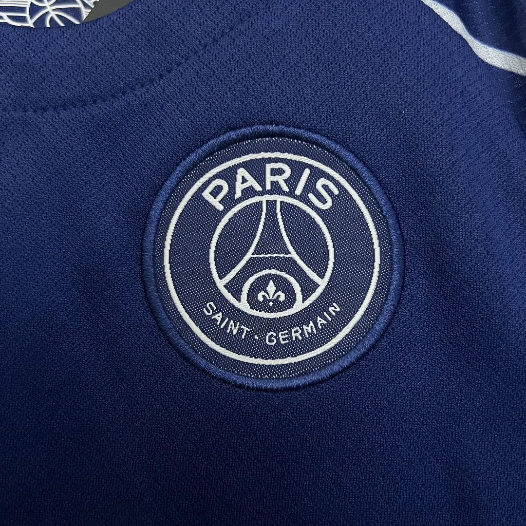 24-25 PSG Fourth Kid Long Sleeve Kits Youth Apparels AAAAJersey Dropship Yupoo 7