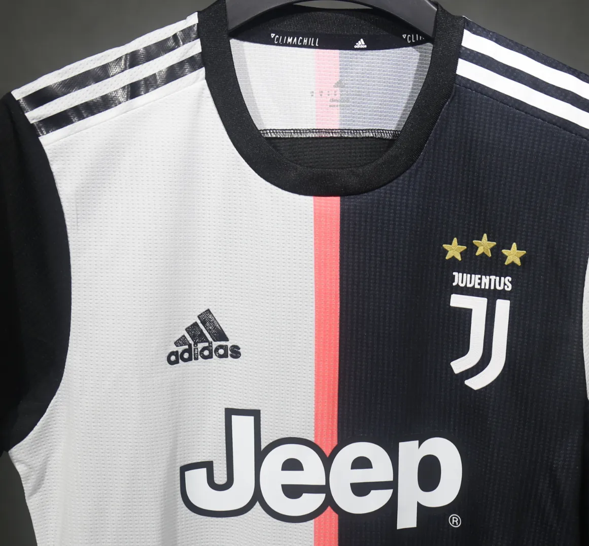 19-20 Juventus Home Retro Kit Vintage Player Version Long Sleeve Shirt AAAAJersey Dropship Yupoo 1