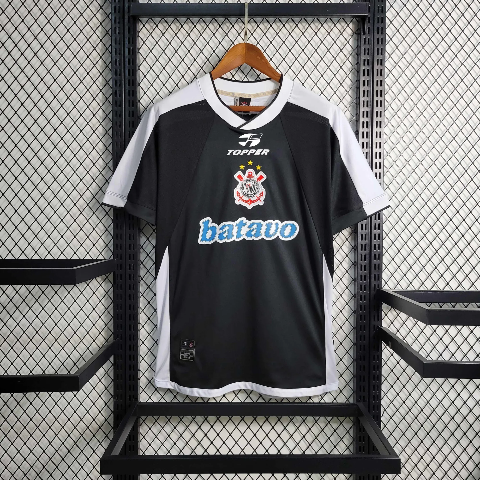 2000 Retro Corinthians Away S-XXL Soccer Jerseys 8