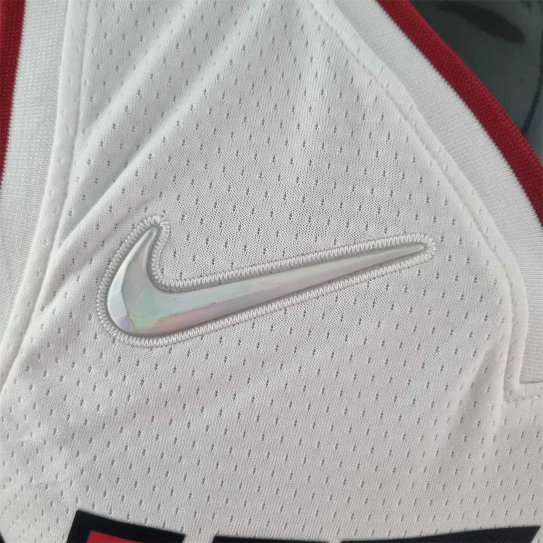 75th Anniversary Miami Heat OLADIPO#4 White NBA Jersey 1