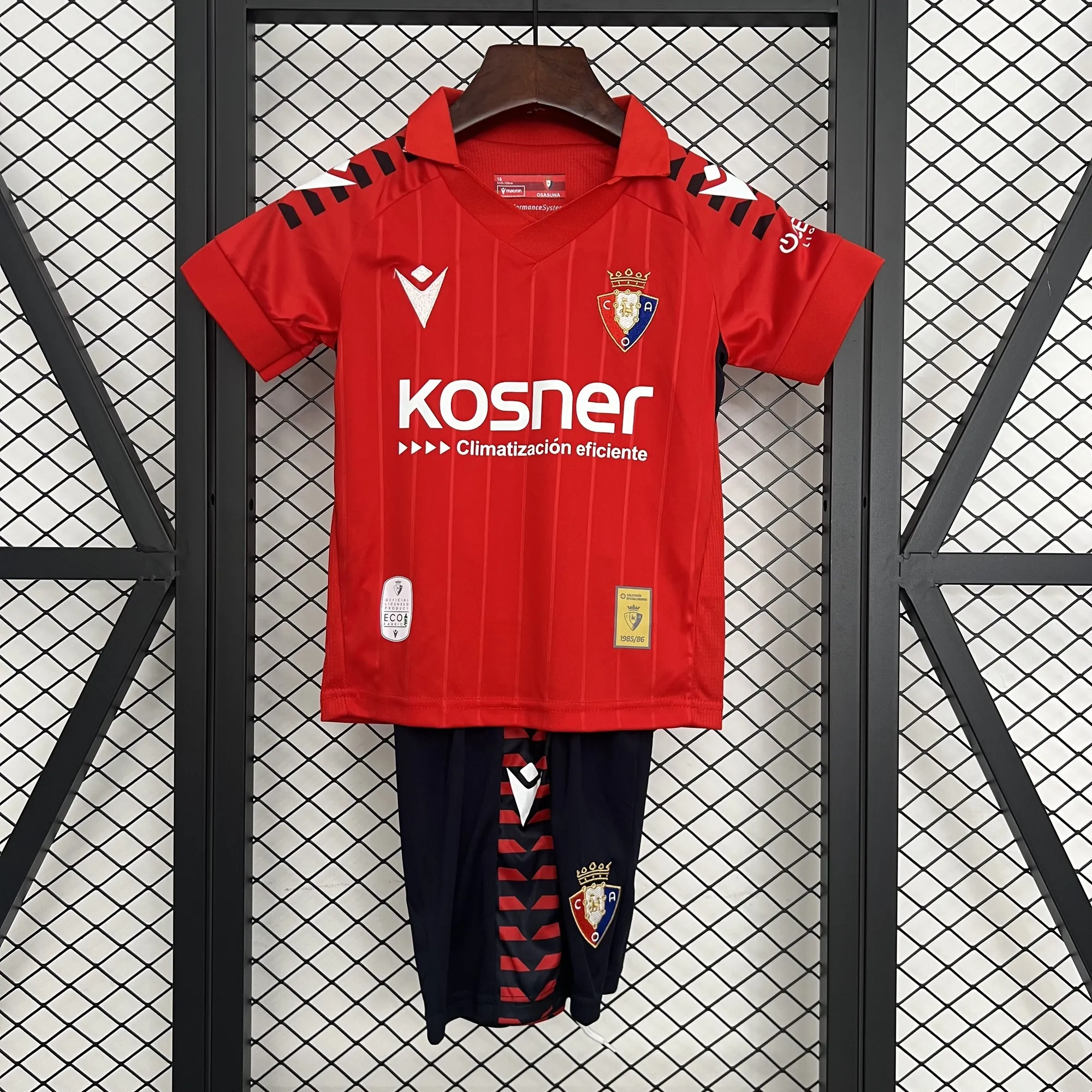 25-26 Osasuna Home Kids Kit Football Youth Apparels AAAAJersey Supply Yupoo 7