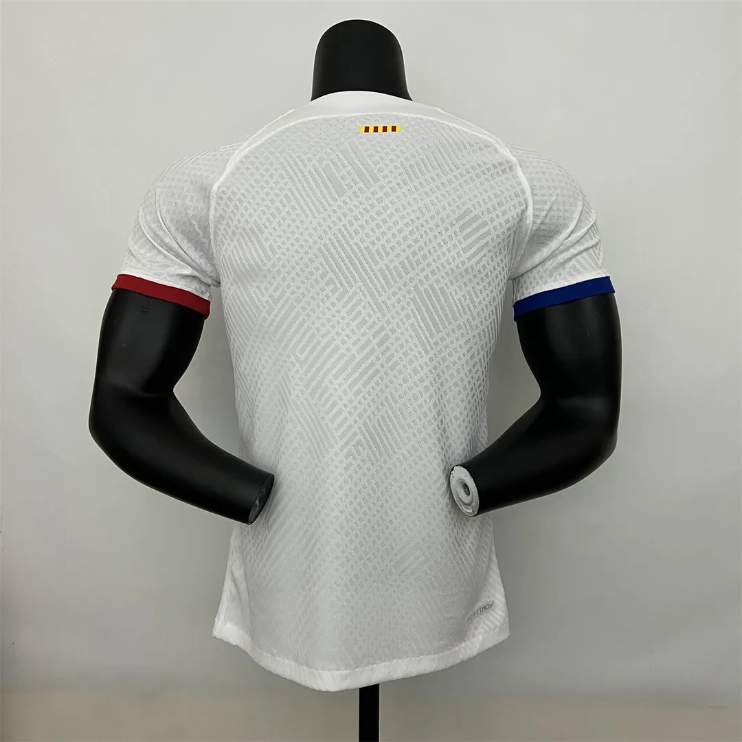 23-24 Barcelona training suit white player version 7