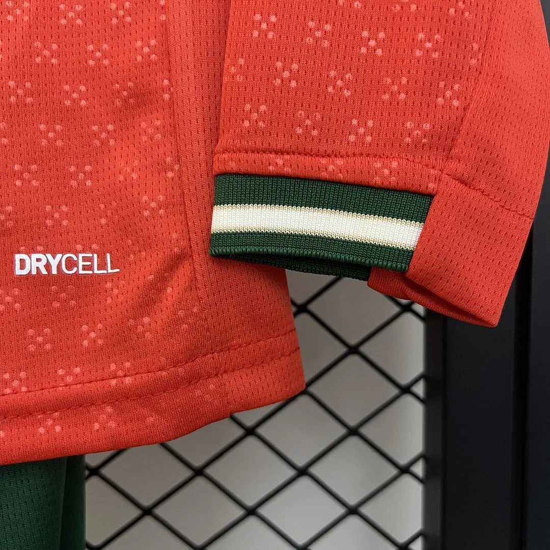 2025 Portugal Home Kid Kits Long Sleeve Youth Apparels AAAAJersey Dropship Yupoo 7