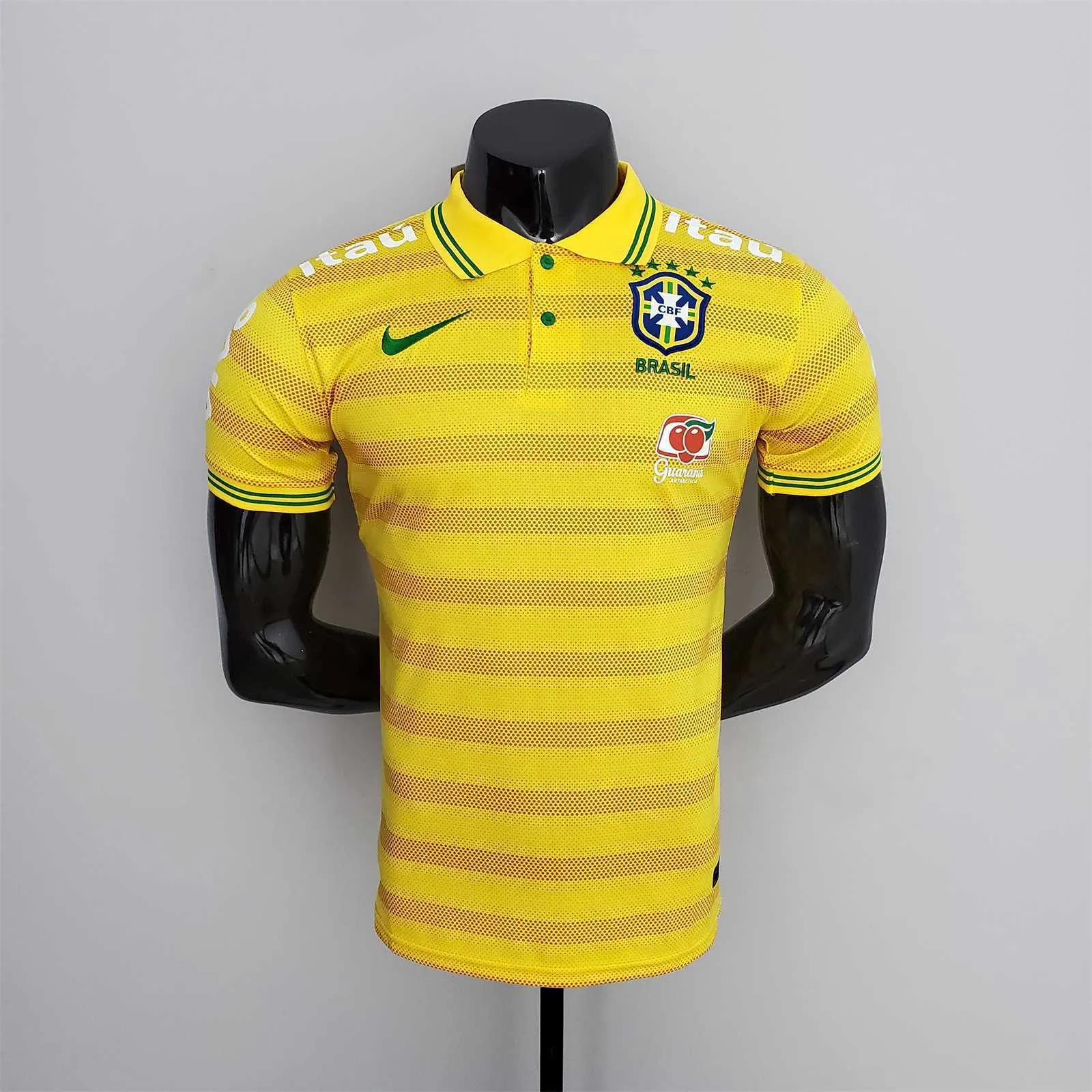 Brazil POLO yellow stripe 10