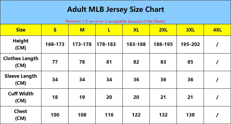 All Products Size Chart 5
