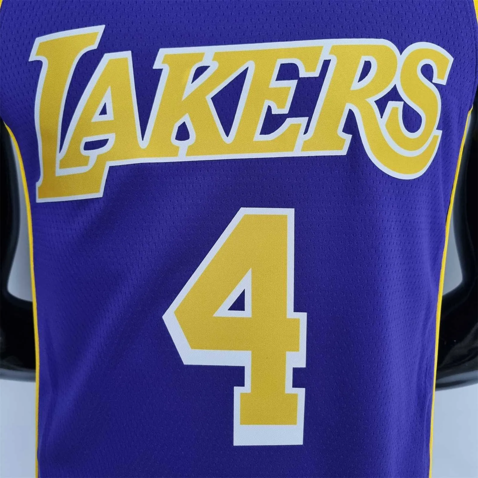 75th Anniversary Rondo #4 Los Angeles Lakers Jordan Purple NBA Jersey 9