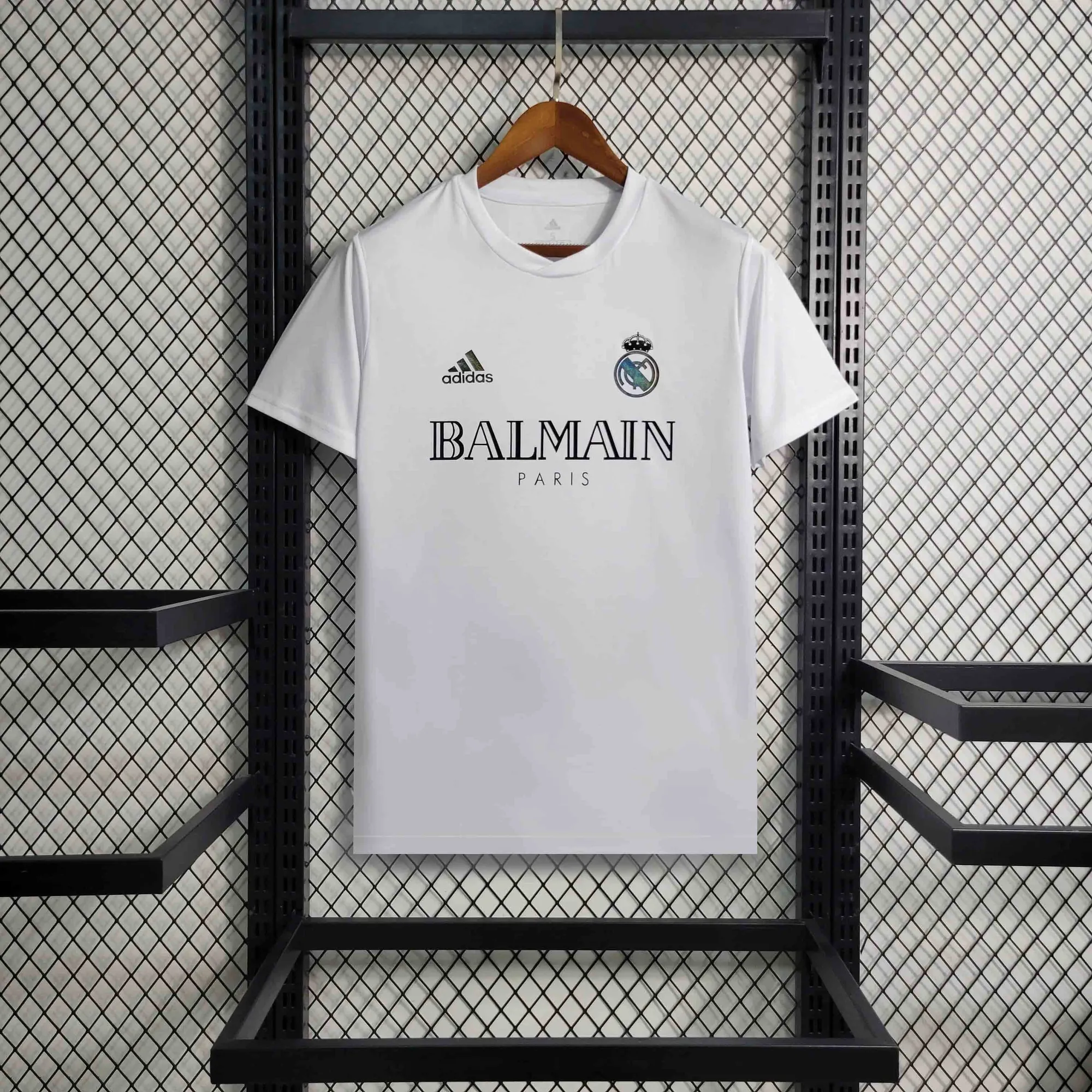 23-24 Real Madrid Special Editon Kit White Black Logo Shirt Cheap Soccer Jerseys 2