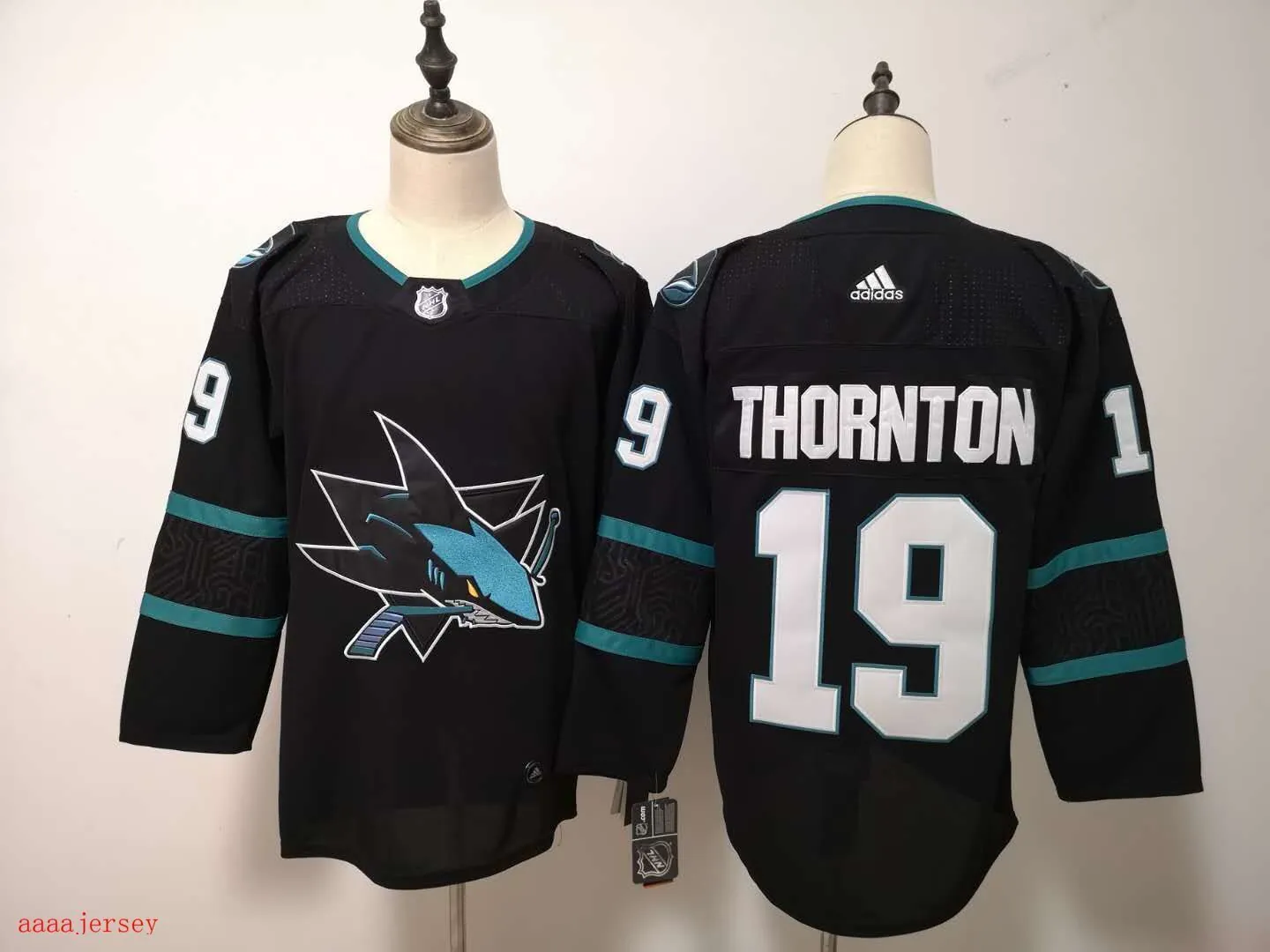 San Jose Sharks ice hockey jersey M-3XL 圣何塞鲨鱼队冰球服 1