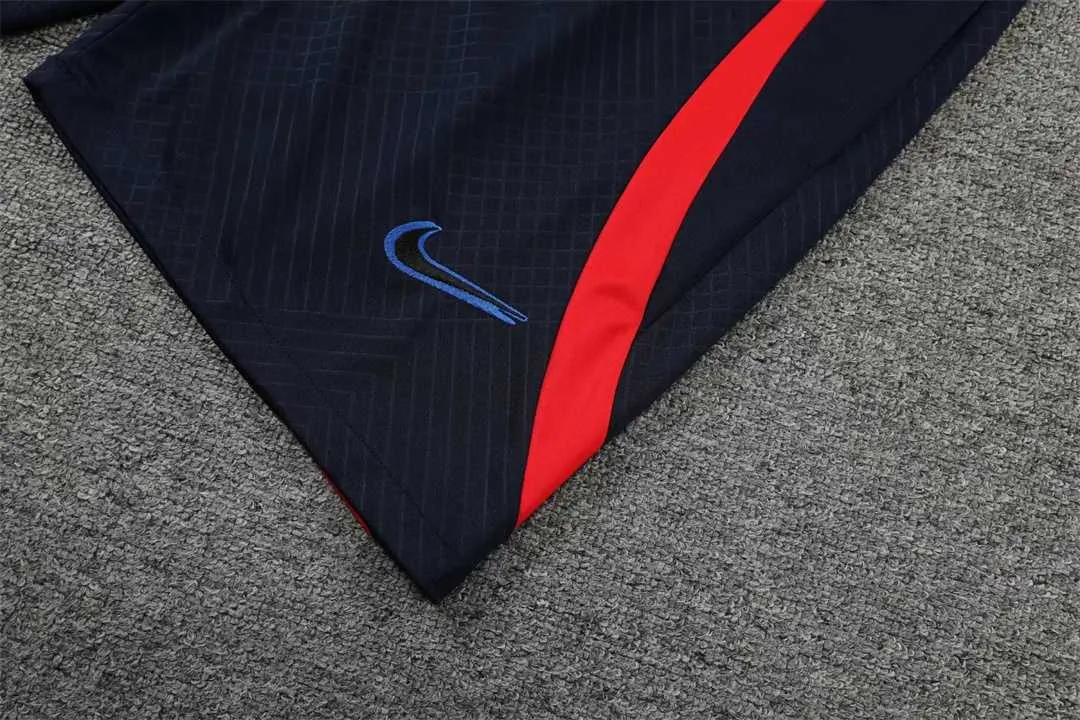22-23 Barcelona training suit Short Sleeve kit red and blue camouflage 17