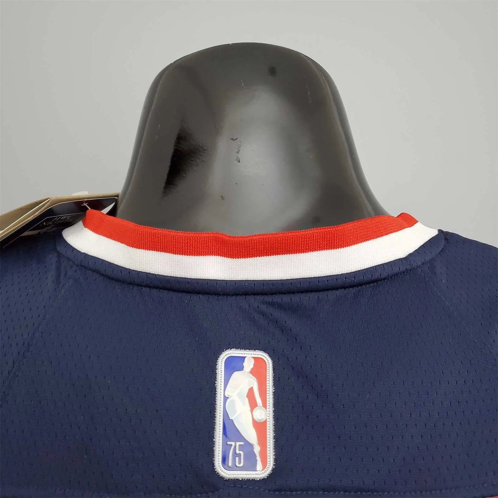 75th Anniversary Harrell #6 Wizards Red, White and Blue 5