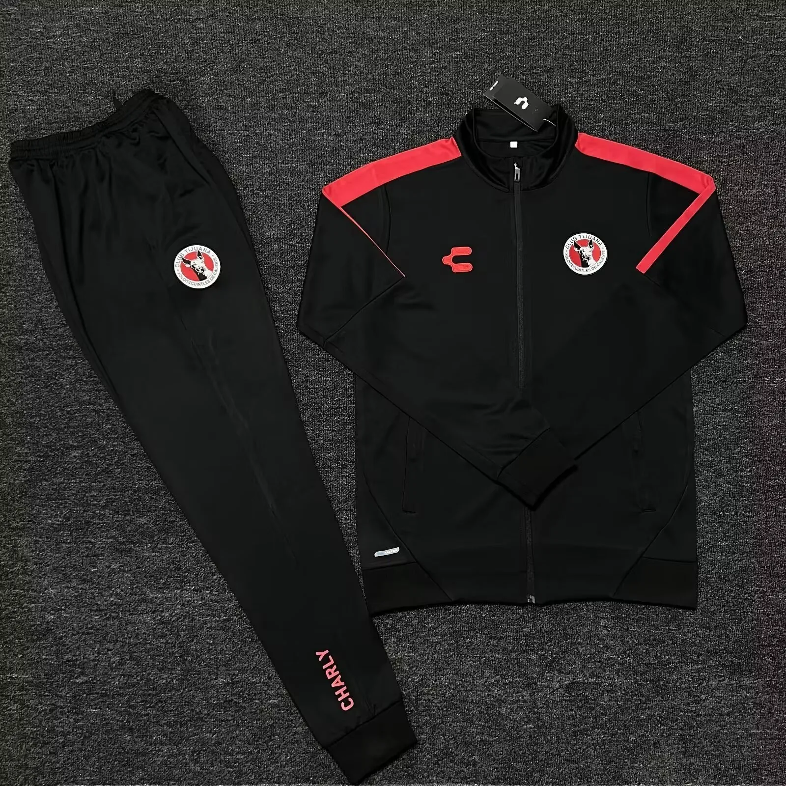 23-24 Tijuana Jackets Suits Xolos Black Tracksuit Soccer AAAAJerseys Yupoo 2