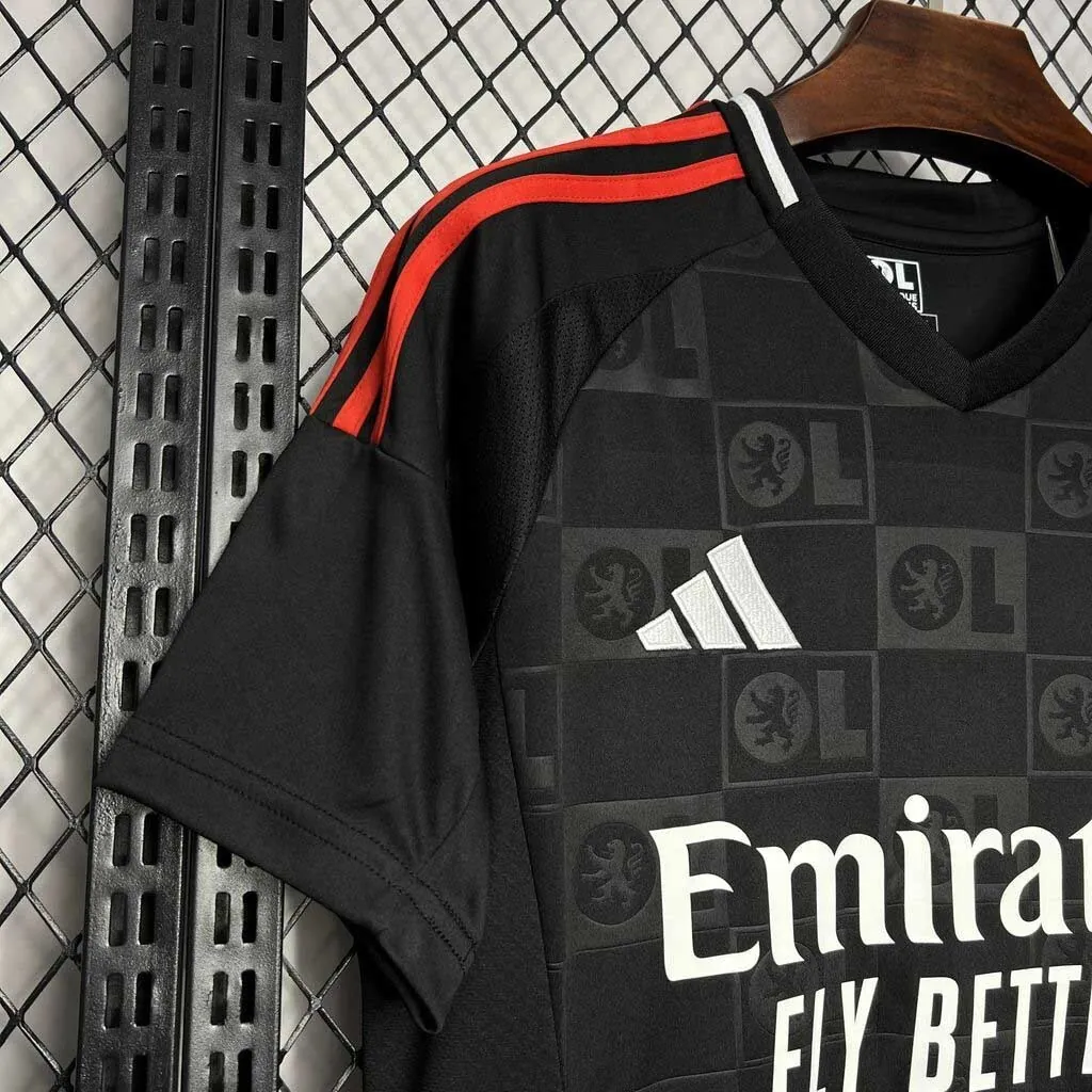 24-25 Lyon Away Kit Football Apparels Sport AAAAJersey Yupoo 1