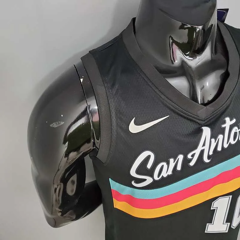 New DeROZAN#10 season Spurs City Edition black 6