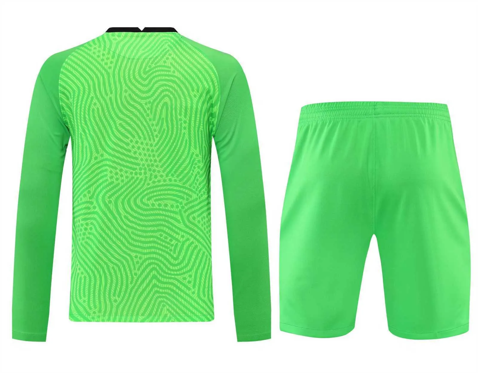 2021 France green goalkeeper long sleeve 4