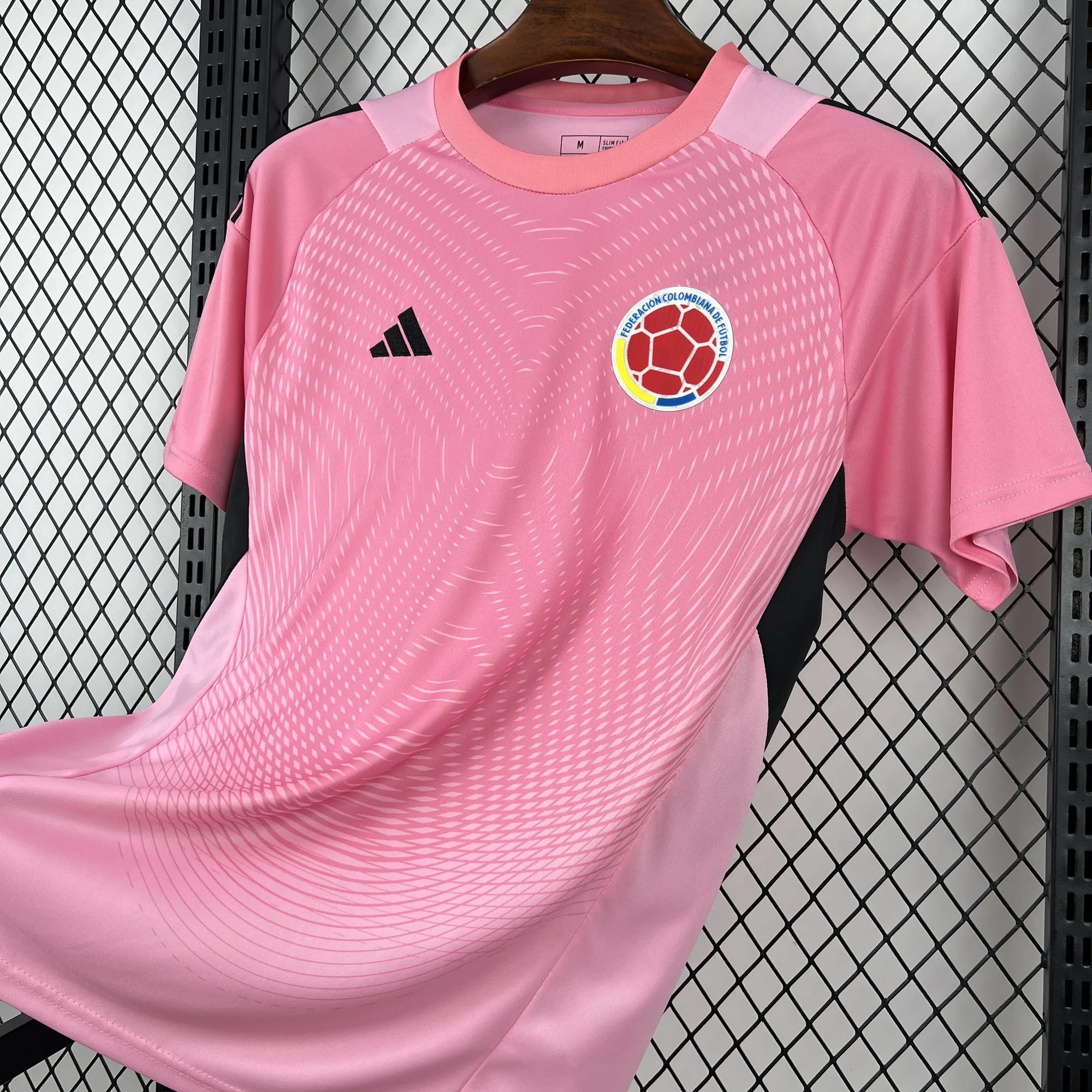 2026 Colombia Mens Pre-Match Pink Kit World Cup T-Shirt Football AAAAJersey Supply Yupoo7 2