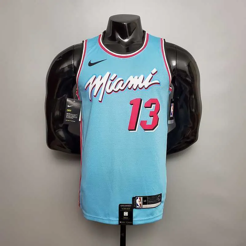 ADEBAYO#13 Miami Heat V-neck blue 9