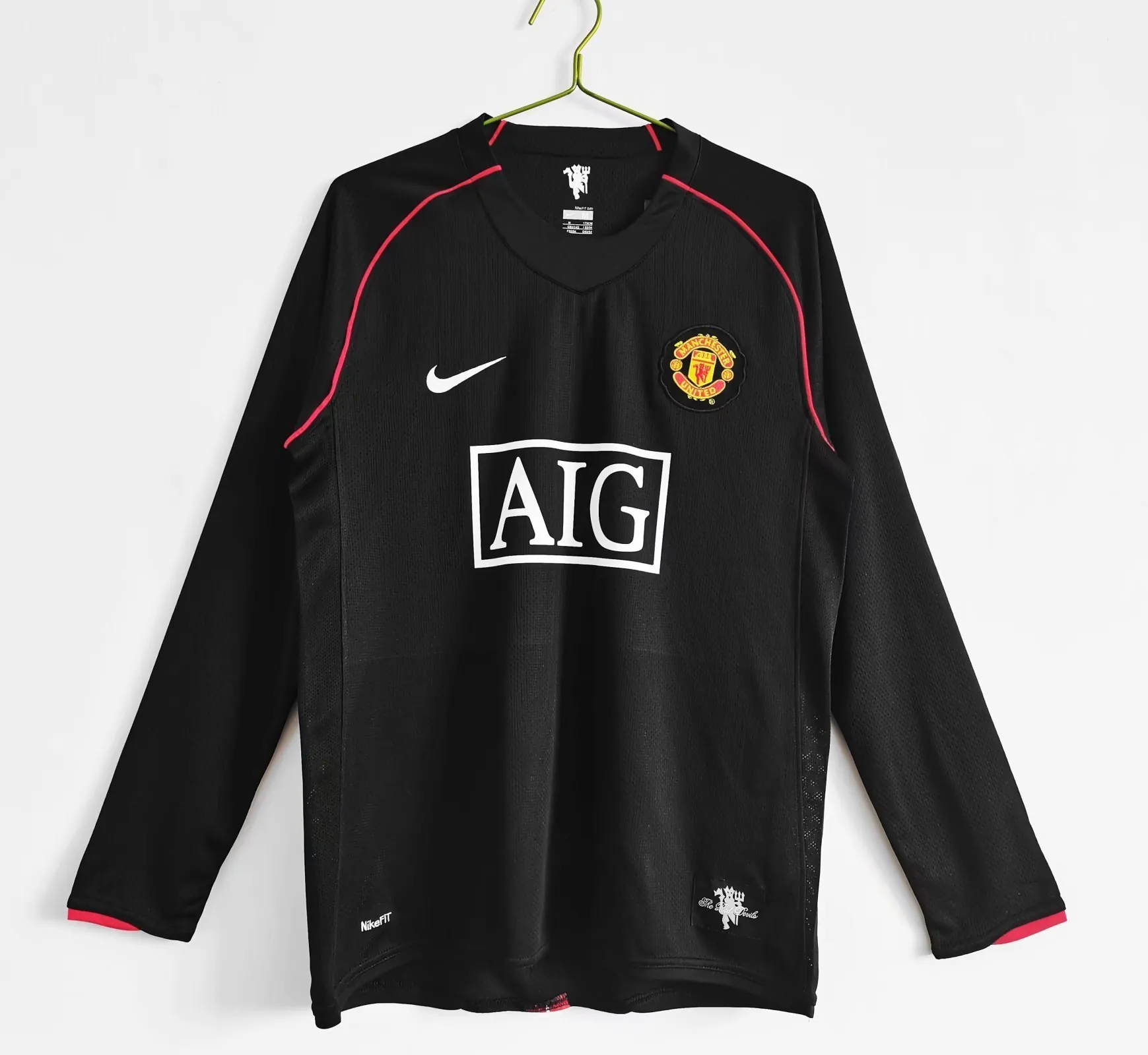 07-08 Manchester United away long sleeve 11