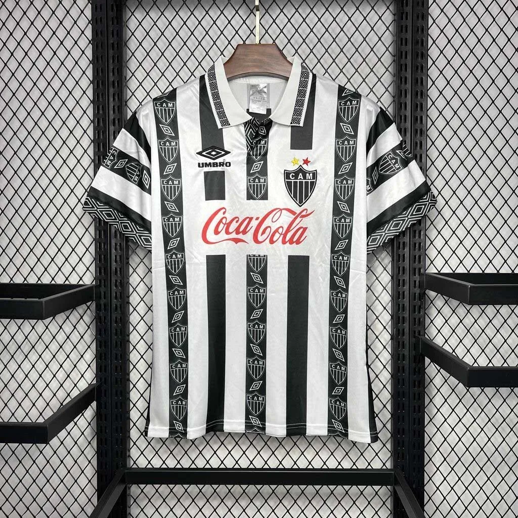 95-96 Atletico Mineiro Home Retro Kit Vintage Shirt Sport AAAAJersey Yupoo 6