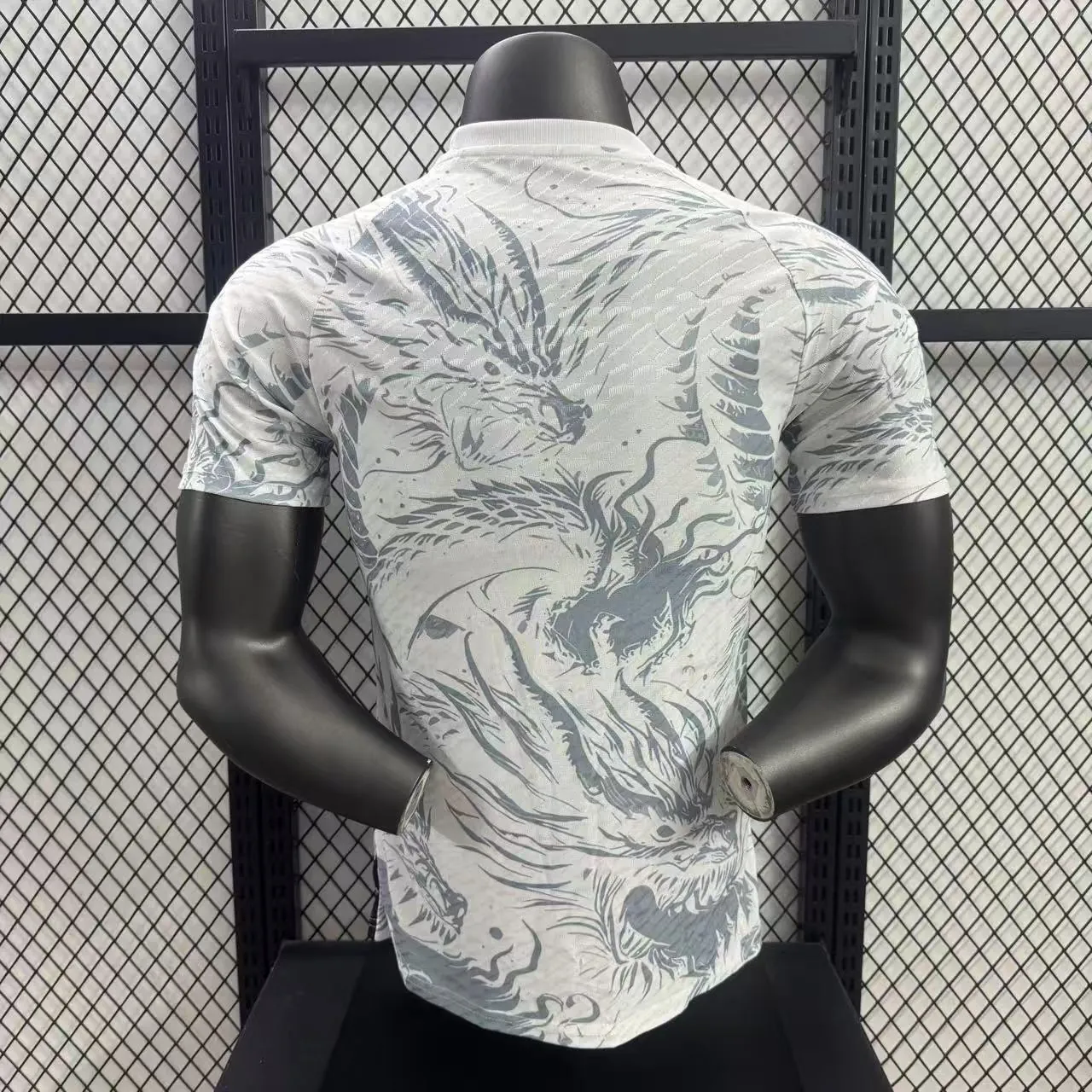25-26 Real Madrid White Dragon Pattern Kit Special Edition Player Version Soccer AAAAJersey Yup 1