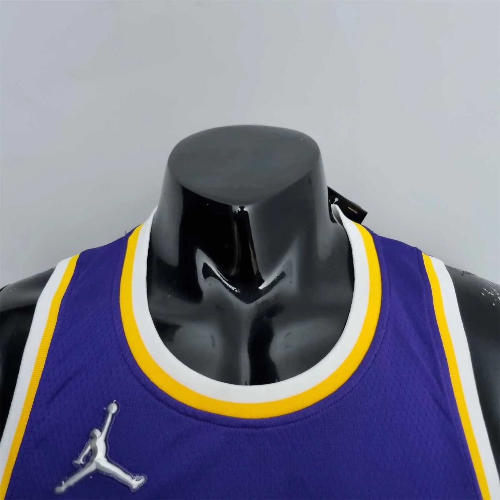 75th Anniversary James #23 Los Angeles Lakers Jordan Purple NBA Jersey 7