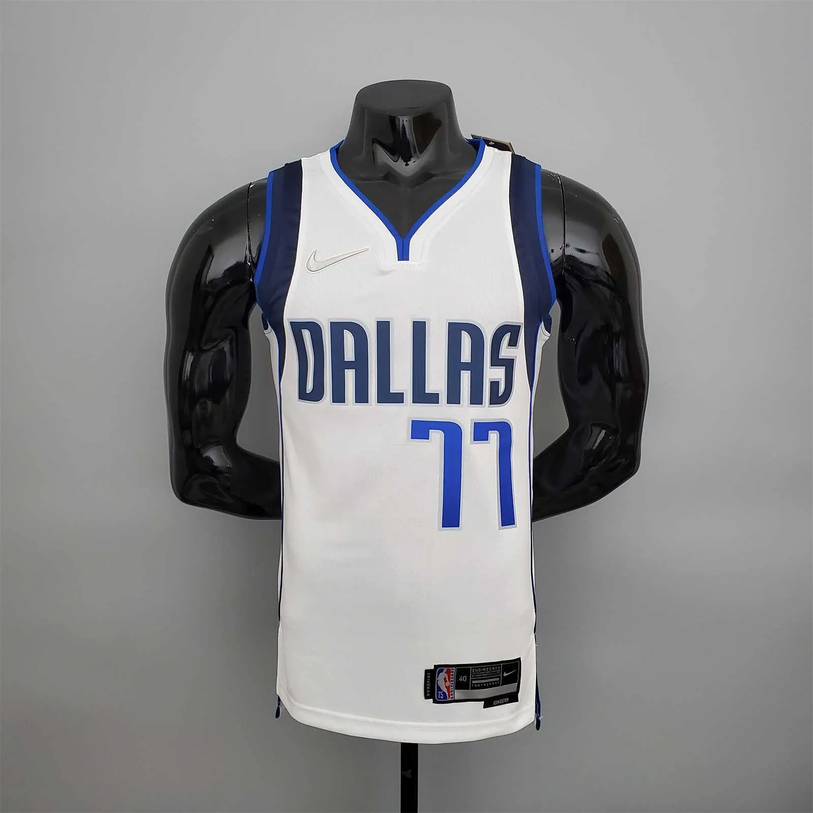 75th Anniversary Doncic#77 Lone Ranger White 10