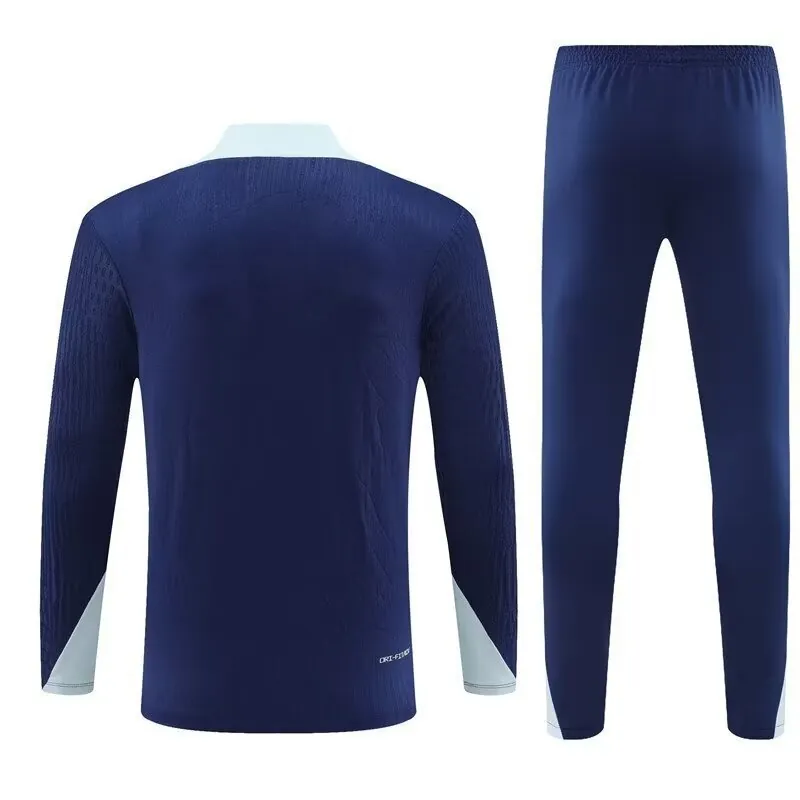 2024 France Player Long Sleeve Training Suit Football Shirts 2