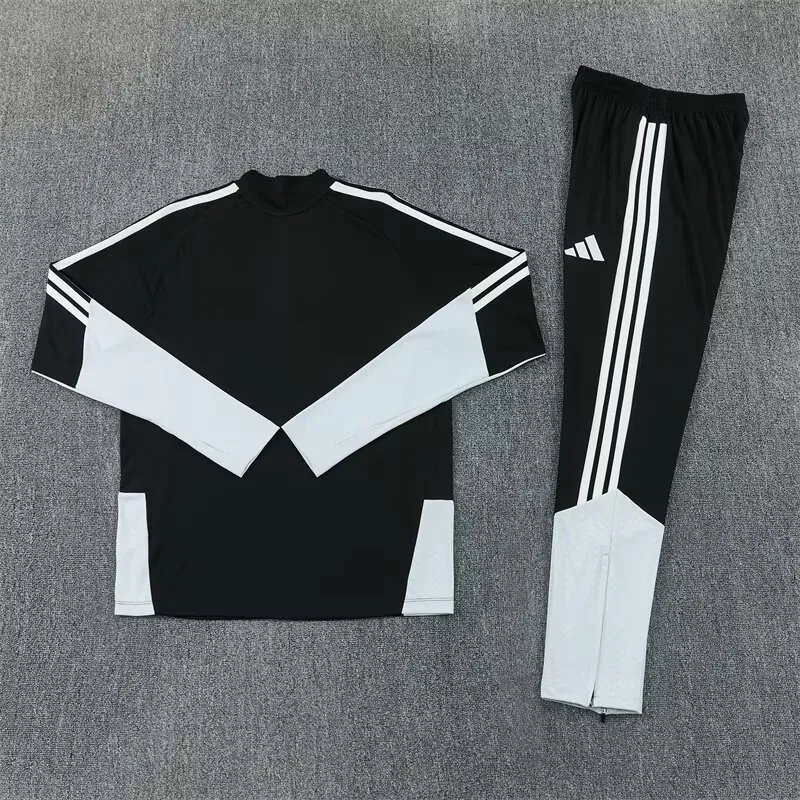 2026 Spain Mens Kit Black Half Pull Training Suit Yupoo 7 5