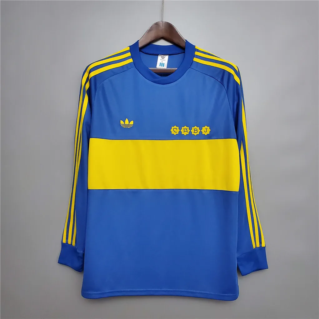 1981 Boca Juniors home long sleeve 8