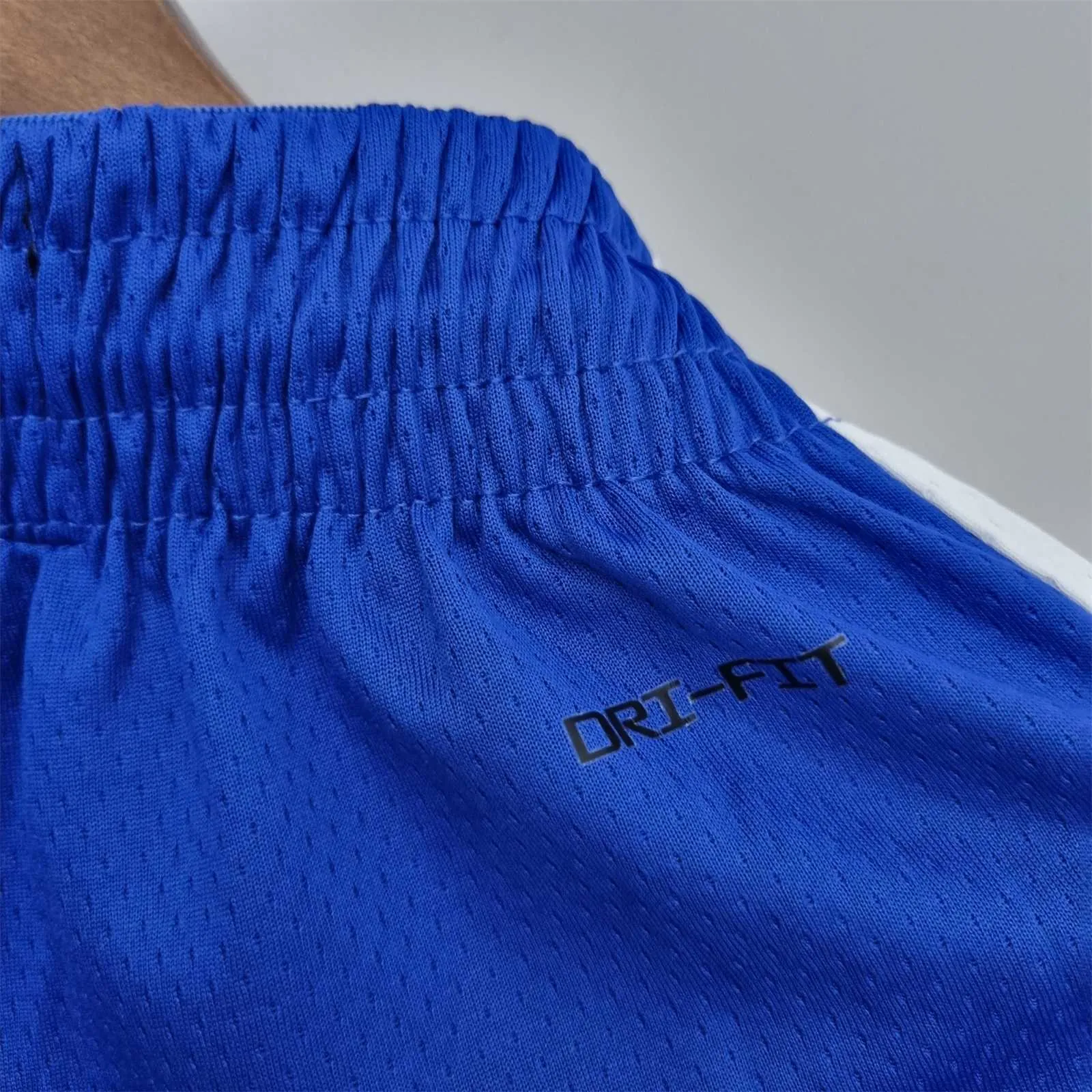 75th Anniversary Golden State Warriors Shorts Blue NBA Jersey 6